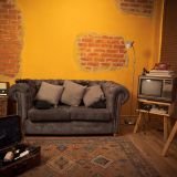 Estudio ambientado vintage contenido bogota