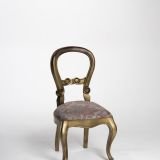 Alquiler silla  mediana dorada