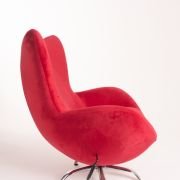 Alquiler silla pop roja giratoria