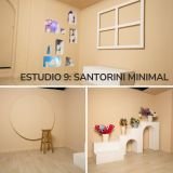 estudio minimal, estudio crema, estudio santorini
